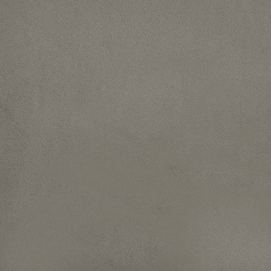 Pannelli Murali 12 pz Grigio Chiaro 60x15 cm Velluto 1,08 m² 343835