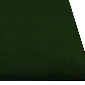 Pannelli Murali 12 pz Verde Scuro 60x15 cm Velluto 1,08 m² 343837