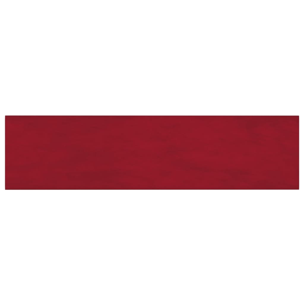 Pannelli Murali 12 pz Rosso Vino 60x15 cm Velluto 1,08 m² cod mxl 19498