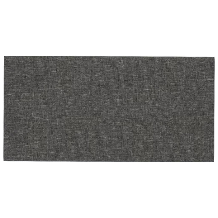 Pannelli Murali 12 pz Grigio Scuro 60x30 cm in Tessuto 2,16 m² 343846