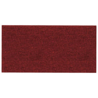 Pannelli Murali 12 pz Rosso Vino 60x30 cm in Tessuto 2,16 m²