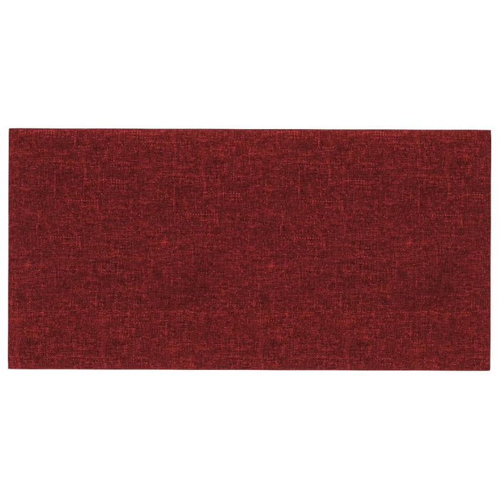 Pannelli Murali 12 pz Rosso Vino 60x30 cm in Tessuto 2,16 m² 343848