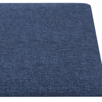 Pannelli Murali 12 pz Blu 60x30 cm in Tessuto 2,16 m² cod mxl 68695