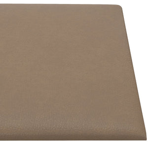 Pannelli Murali 12 pz Cappuccino 60x30 cm Similpelle 2,16 m² 343859