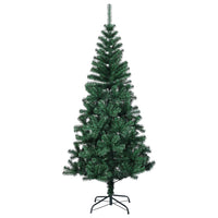 Albero di Natale Artificiale Punte Iridescenti Verde 150 cm PVC cod mxl 17042