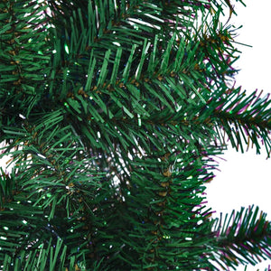 Albero di Natale Artificiale Punte Iridescenti Verde 150 cm PVC cod mxl 17042