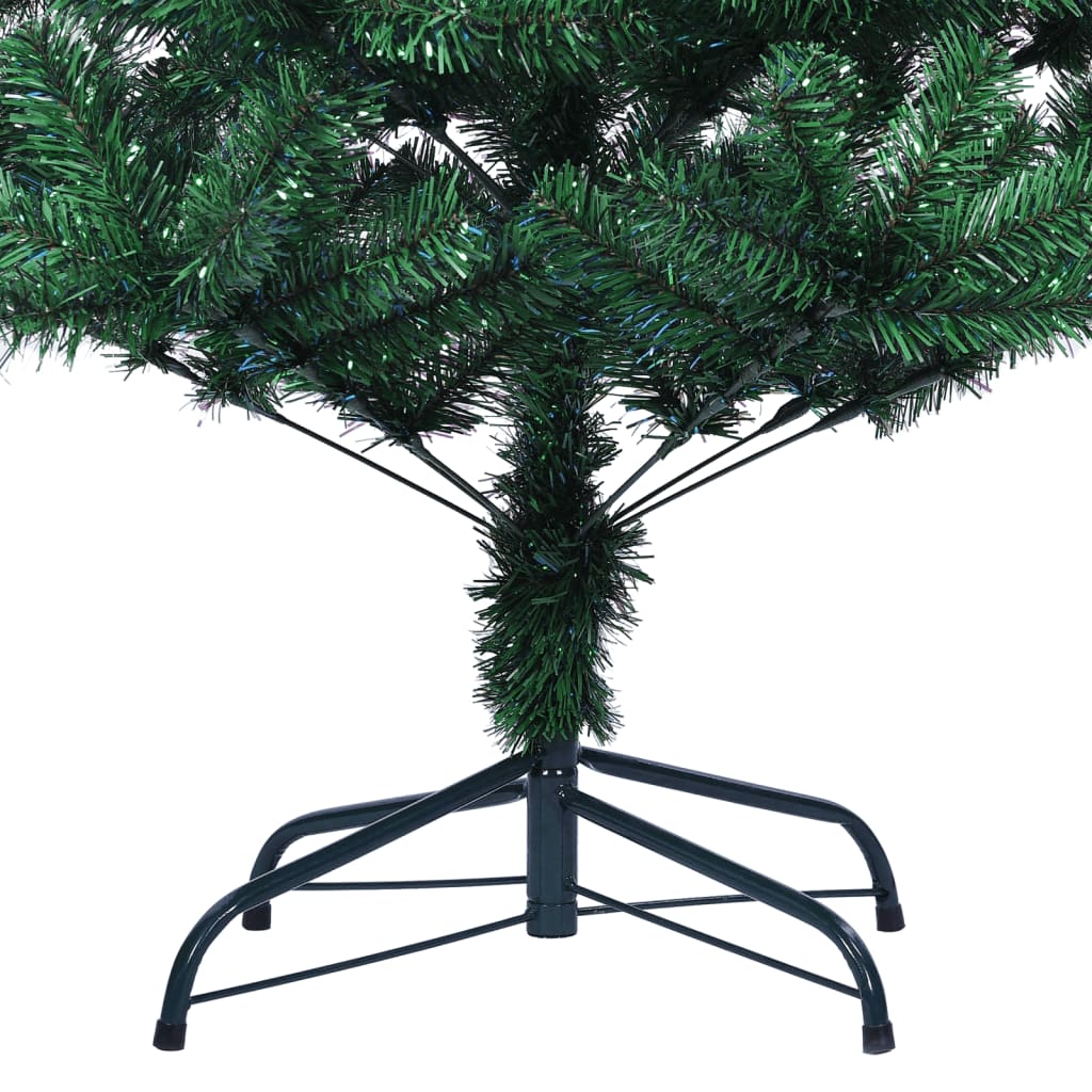 Albero di Natale Artificiale Punte Iridescenti Verde 150 cm PVC cod mxl 17042