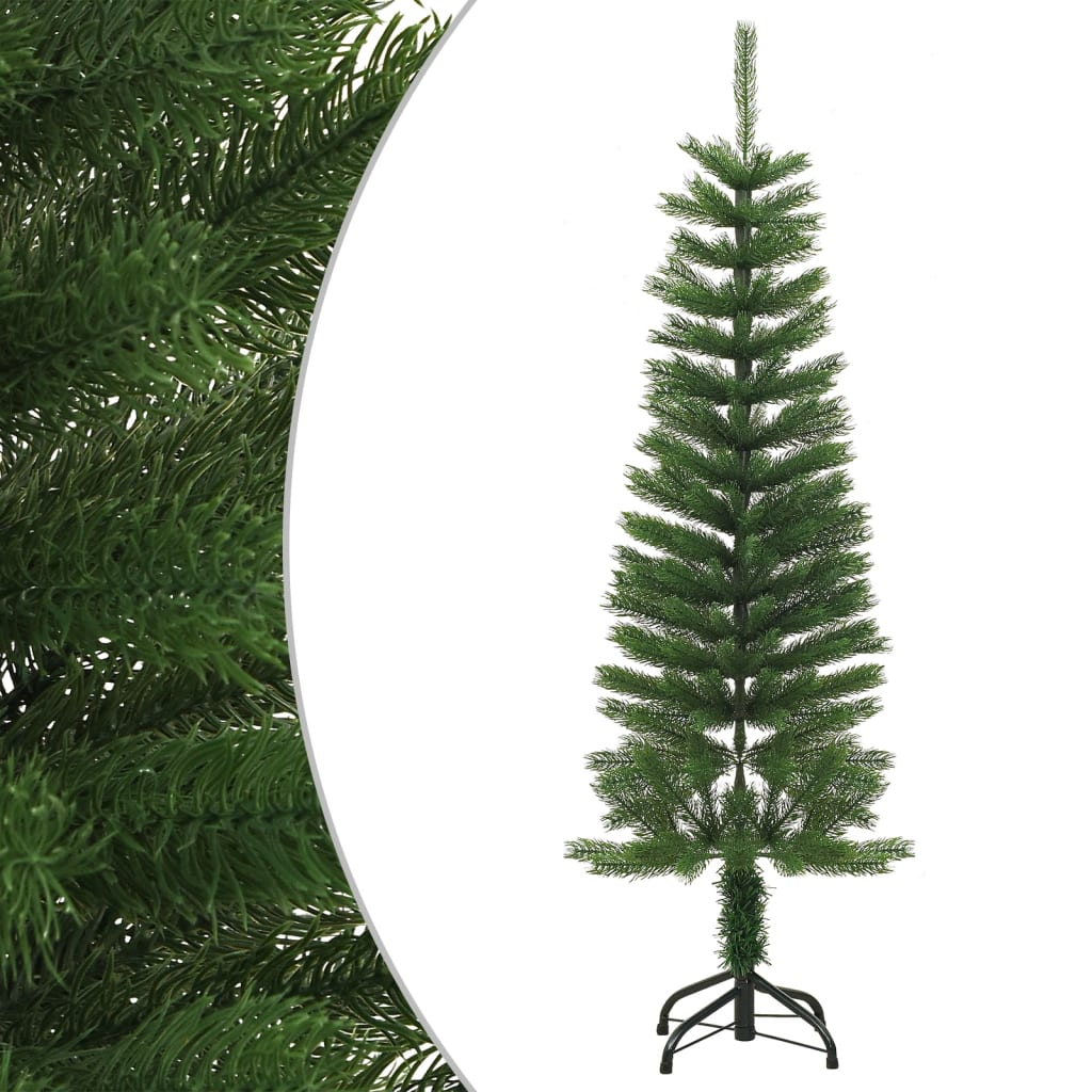 Albero di Natale Artificiale Sottile con Base 120 cm PE 344643