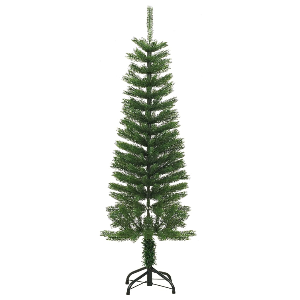 Albero di Natale Artificiale Sottile con Base 120 cm PE 344643