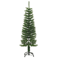 Albero di Natale Artificiale Sottile con Base 120 cm PE 344643