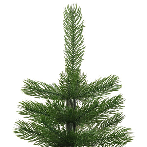 Albero di Natale Artificiale Sottile con Base 180 cm PE