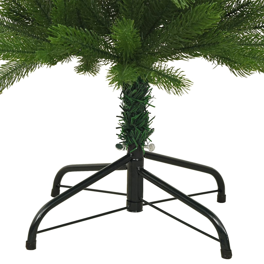 Albero di Natale Artificiale Sottile con Base 180 cm PE