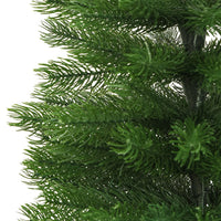 Albero di Natale Artificiale Sottile con Base 180 cm PE