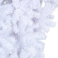 Albero di Natale Artificiale Capovolto con Base Bianco 150 cm 344666