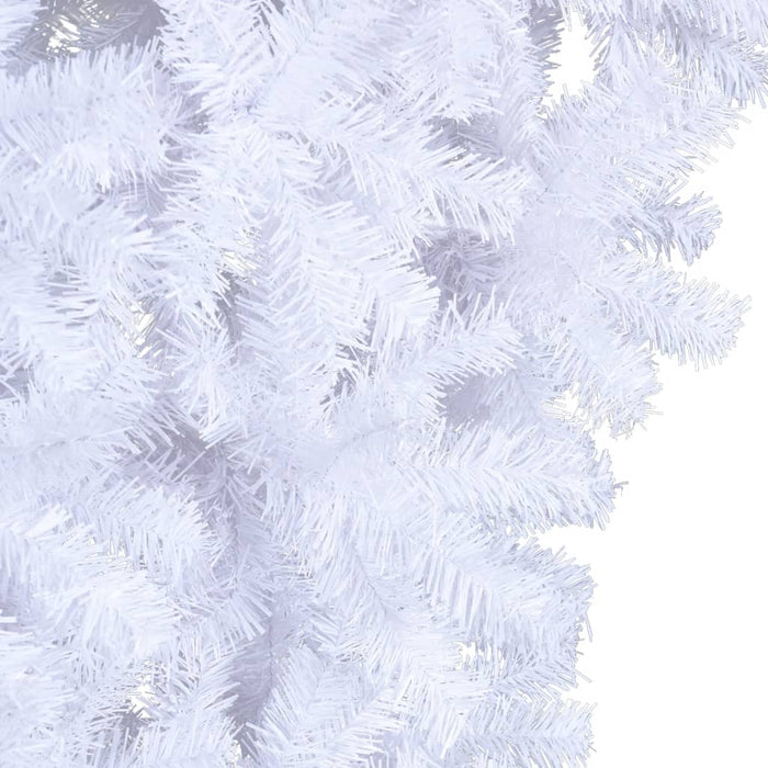 Albero di Natale Artificiale Capovolto con Base Bianco 150 cm 344666