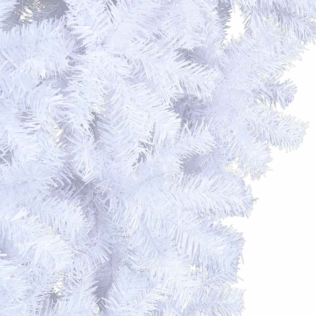 Albero di Natale Artificiale Capovolto con Base Bianco 150 cm 344666