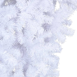 Albero di Natale Artificiale Capovolto con Base Bianco 240 cm 344669