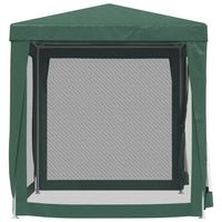 Tenda per Feste con 4 Pareti Laterali in Rete Verde 2x2 m HDPE cod mxl 48861