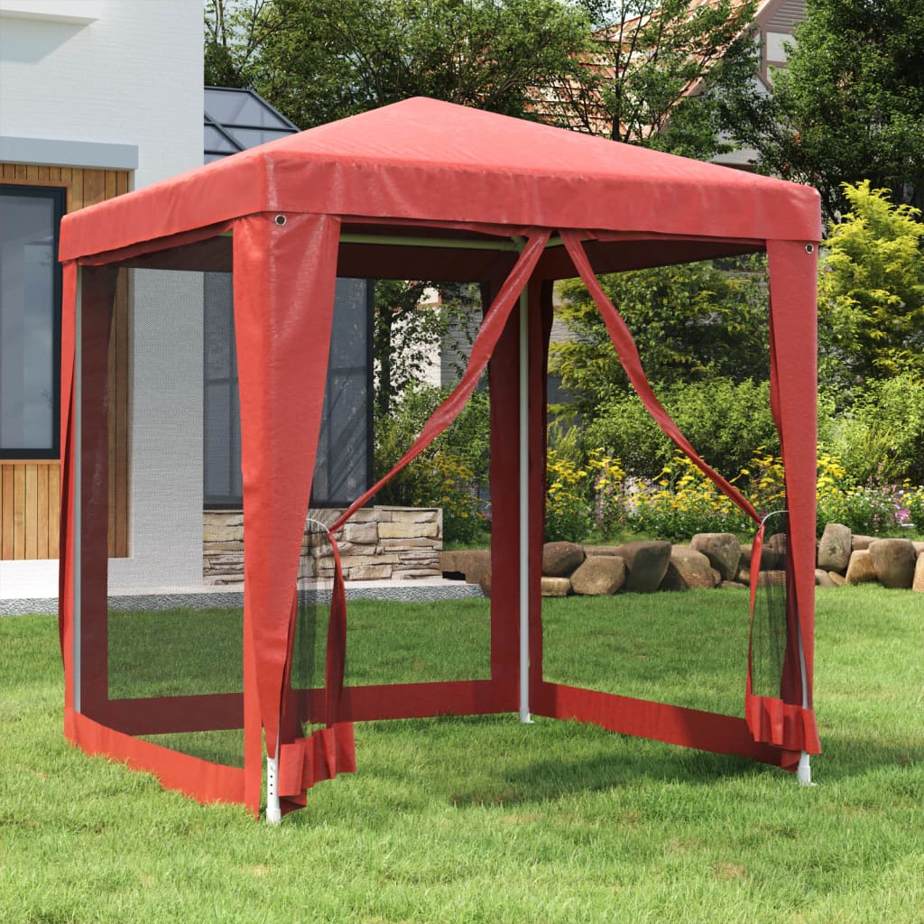 Tenda per Feste con Pareti Laterali in Rete 2x2 m HDPE 319220