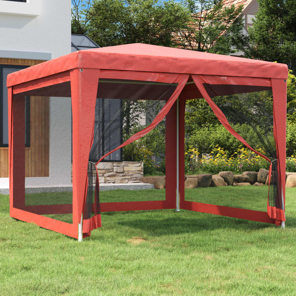 Tenda per Feste con Pareti Laterali in Rete 3x3 m HDPE 319230