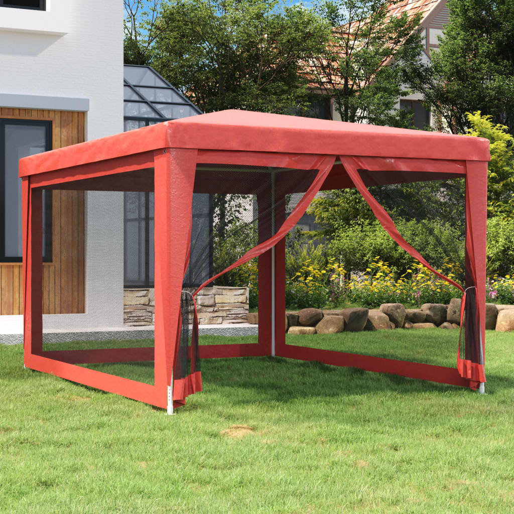 Tenda per Feste con Pareti Laterali in Rete 3x4 m HDPE 319235