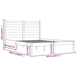 Giroletto in Legno Massello di Pino 140x200 cm cod mxl 59789