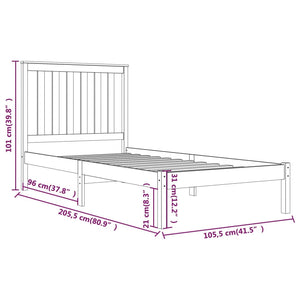 Giroletto in Legno Massello di Pino 100x200 cm cod mxl 34201