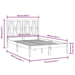 Giroletto in Legno Massello di Pino 120x200 cm cod mxl 54852