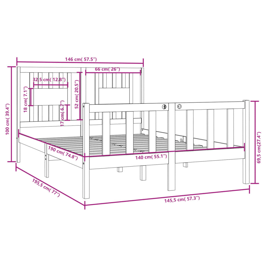 Giroletto in Legno Massello 140x190 cm cod mxl 50039