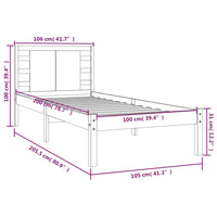 Giroletto Miele in Legno Massello di Pino 100x200 cm cod mxl 32420