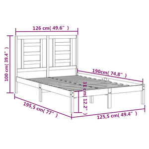 Giroletto in Legno Massello 120x190 cm 4FT Small Double cod mxl 54977