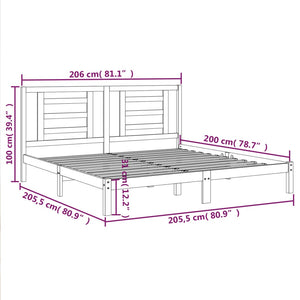 Giroletto in Legno Massello di Pino 200x200 cm cod mxl 30886