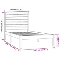 Giroletto in Legno Massello 100x200 cm 3104598