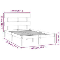 Giroletto in Legno Massello 140x190 cm cod mxl 58956