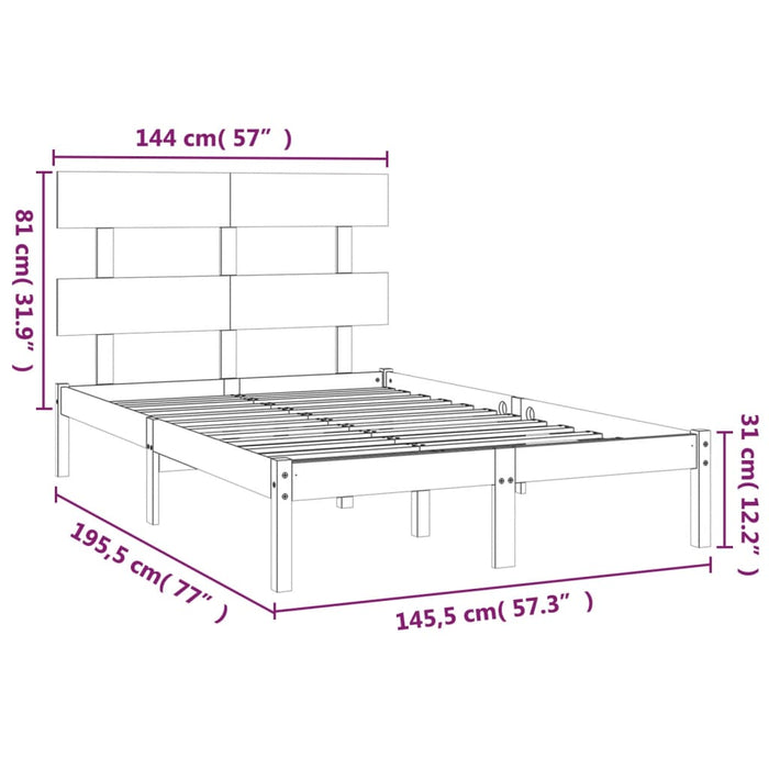 Giroletto in Legno Massello 140x190 cm cod mxl 58956