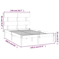 Giroletto in Legno Massello 140x200 cm cod mxl 58957