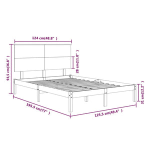 Giroletto in Legno Massello 120x190 cm 4FT Small Double cod mxl 61065