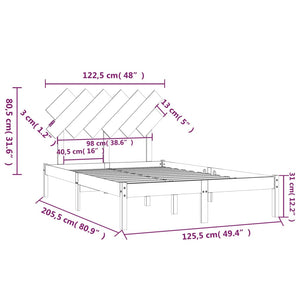 Giroletto 120x200 cm in Legno Massello cod mxl 57934