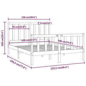 Giroletto in Legno Massello 120x190 cm 4FT Small Double cod mxl 56884