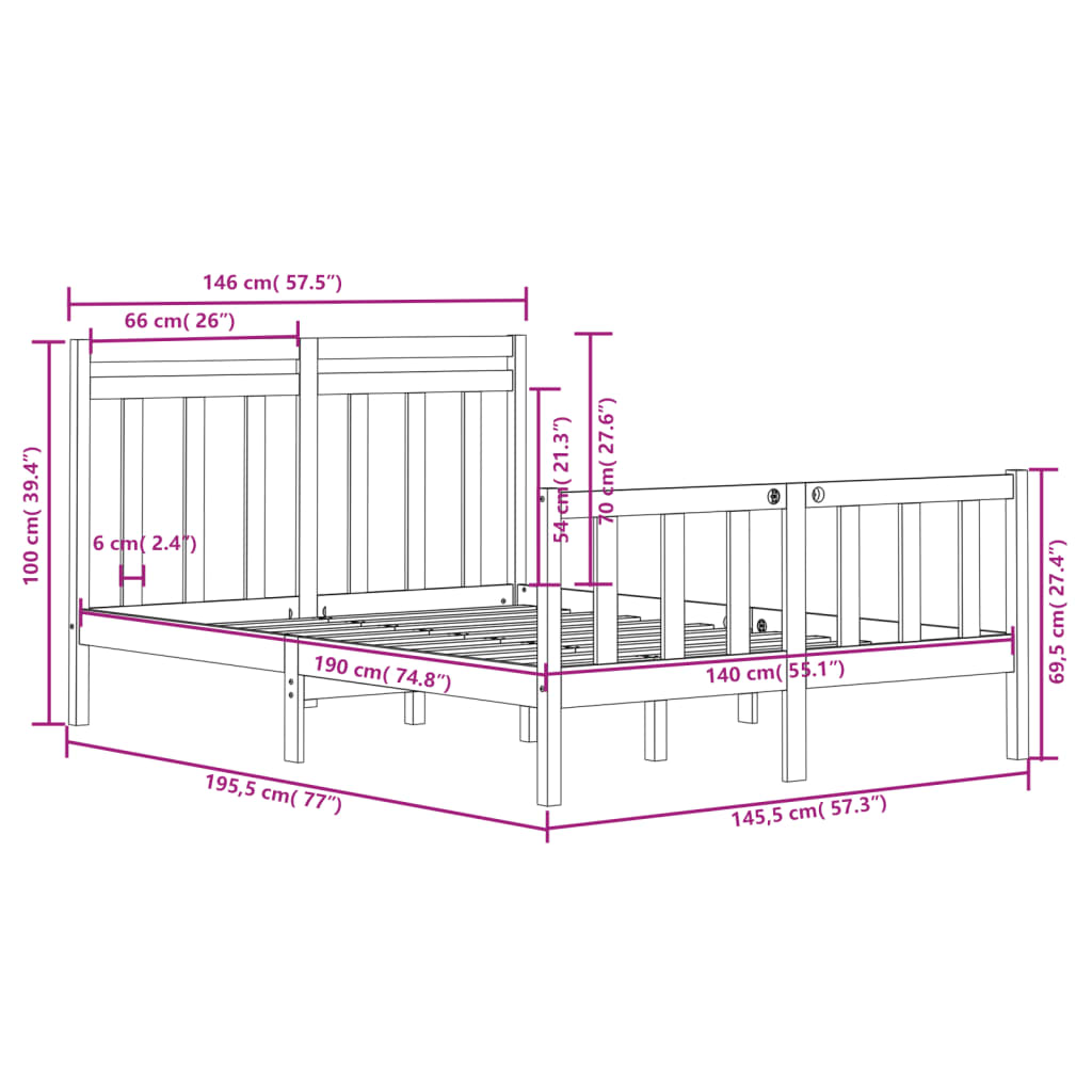 Giroletto in Legno Massello 140x190 cm cod mxl 33008