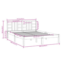 Giroletto in Legno Massello 135x190 cm 4FT6 Double cod mxl 56517