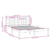 Giroletto in Legno Massello 140x190 cm 3105385