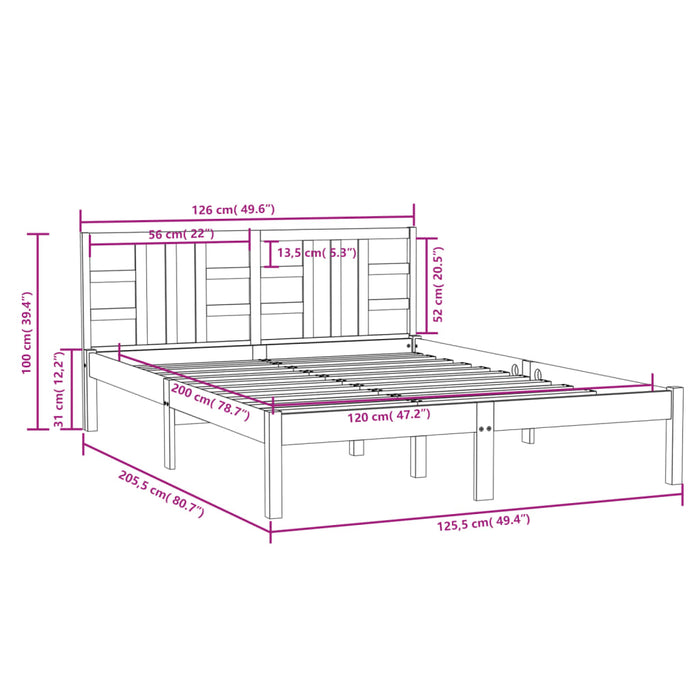 Giroletto in Legno Massello 120x200 cm cod mxl 63114