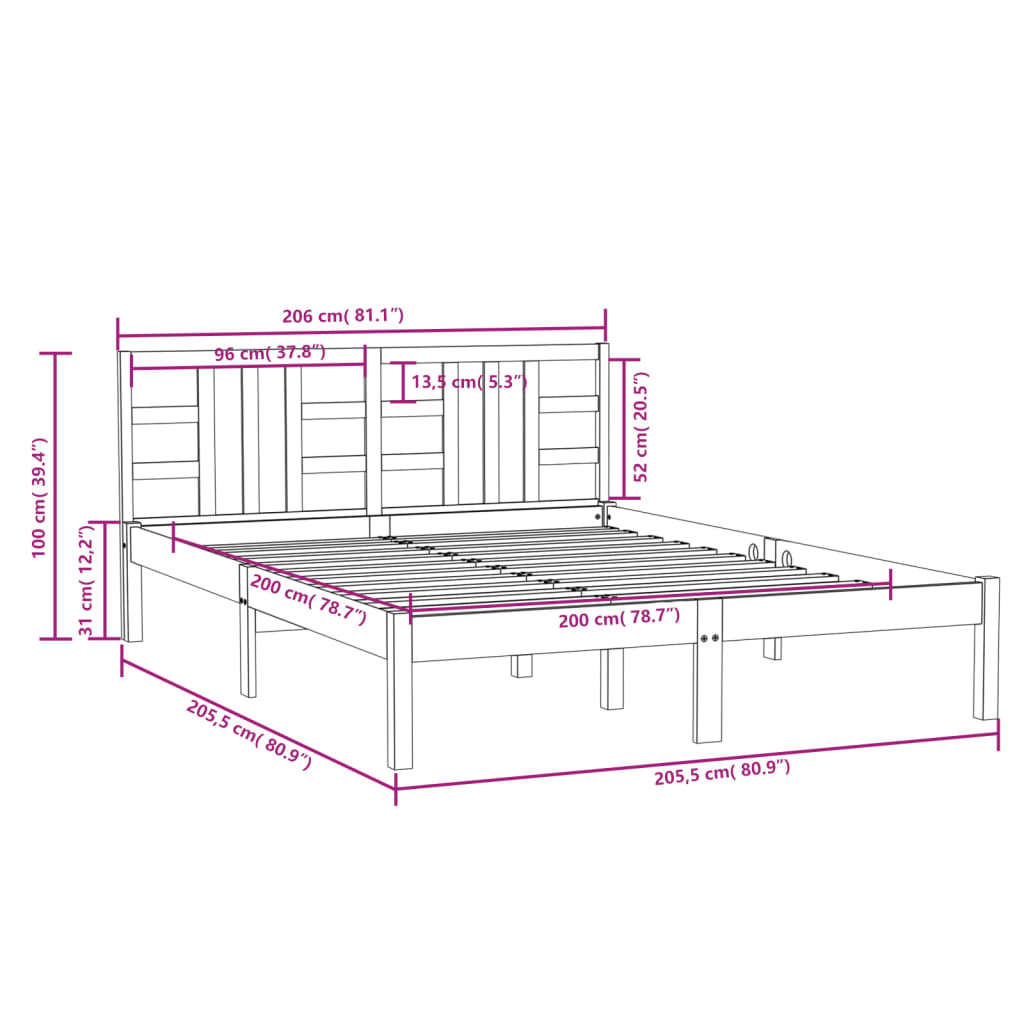 Giroletto in Legno Massello 200x200 cm cod mxl 58535