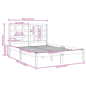 Giroletto in Legno Massello 140x200 cm cod mxl 32923