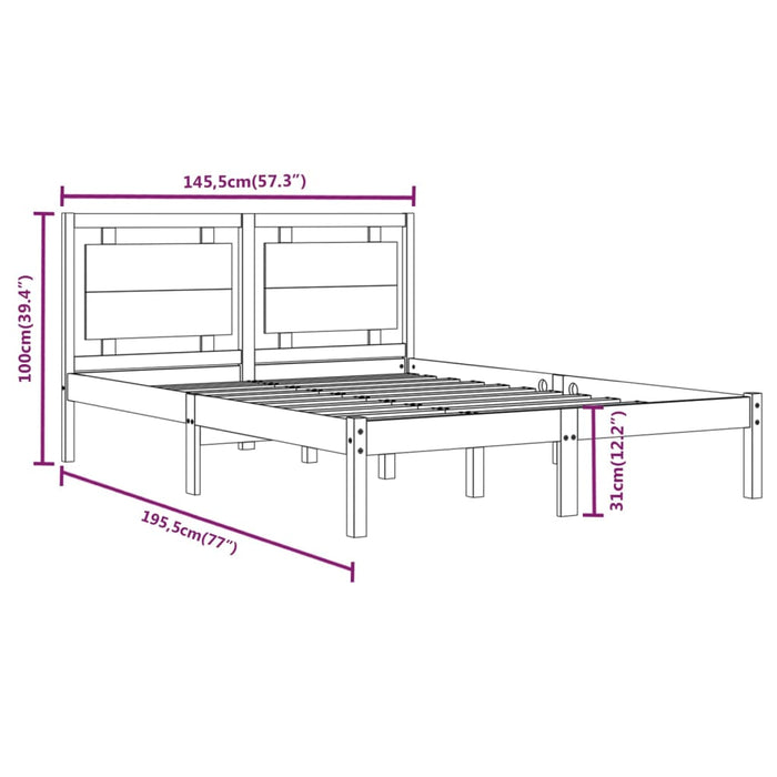 Giroletto in Legno Massello 140x190 cm cod mxl 49003