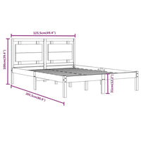 Giroletto Grigio in Legno Massello 120x200 cm cod mxl 54365