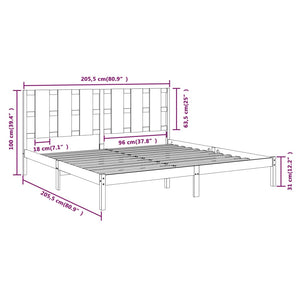 Giroletto in Legno Massello di Pino 200x200 cm cod mxl 31624