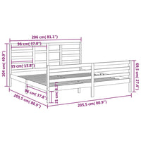 Giroletto Miele in Legno Massello 200x200 cm cod mxl 32965