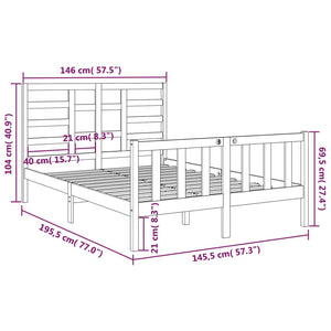 Giroletto in Legno Massello 140x190 cm